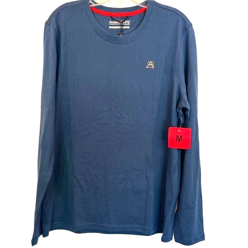 Avalanche Outdoor Supply Navy Blue Long Sleeve T NWT